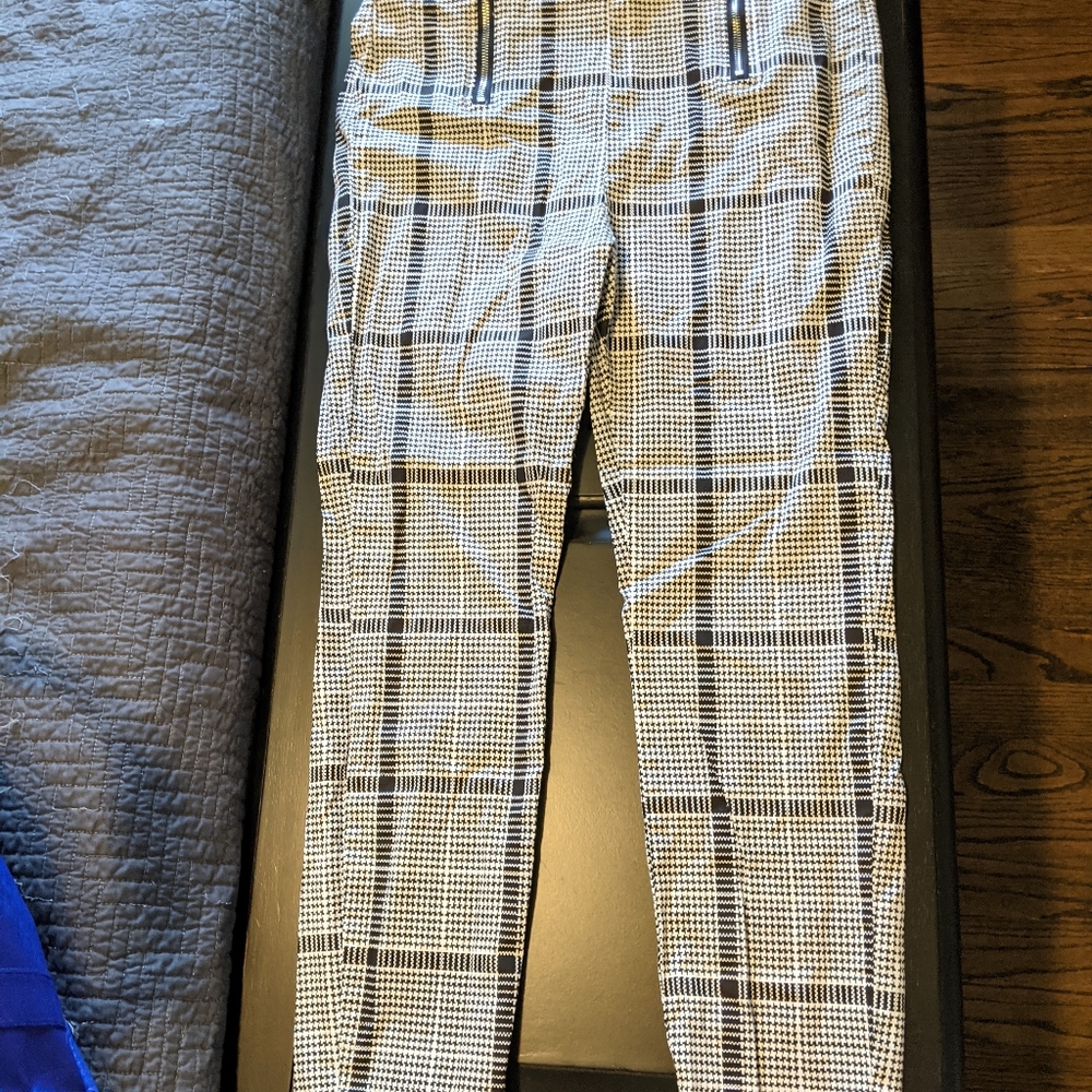 Almost famous houndstooth leggings XL dress pants highwaisted